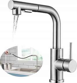 Konyhai Csaptelep Asztali Kihúzható Kifolyócső Alap