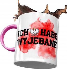 Bögre Rózsaszín Vicces Ich Habe Ki*bane Ajándék Nyomtatott Fotóval