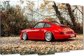 Vászonkép 150x95 Piros Porsche Autó