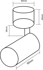 Orlicki Design TUKA OR84214 Spotlámpa 1x8W/Gu10