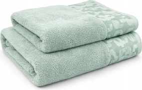 Fürdőlepedő szett 70x140 50x90 pamut 500 g/m ajándék