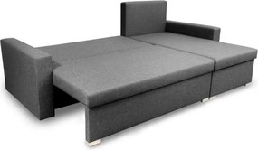 MONDI Kinyitható sarokkanapé Sötétkék