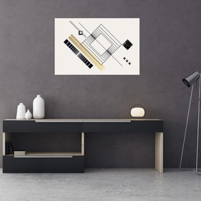 Kép - Geometriai formák N⁰6 (90x60 cm)