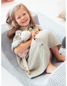 Mentazöld kordbársony habszivacs játszótér 3 db-os magasság 37 cm 75x49 cm Rainbow Montessori – Wigiwama