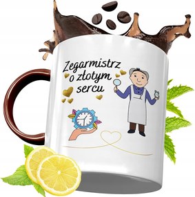 Bordó Bögre Óramesternek Születésnapra Ajándék fényképes nyomtatással