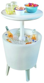 Kerek kerti asztal jégtartóval 49.5x49.5 cm Illuminated cool – Keter