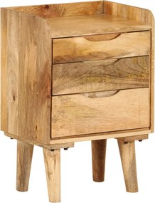 vidaXL tömör mangófa éjjeliszekrény 40 x 30 x 59,5 cm
