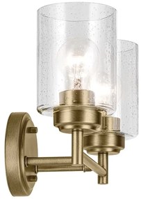 Kichler KL-WINSLOW-2W-NBR - Fali lámpa WINSLOW 2xE27/60W/230V réz