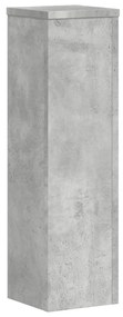 2 db betonszürke szerelt fa növénytartó állvány 17 x 17 x 60 cm