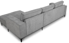 Szürke sarokkanapé (jobb oldali-heverő résszel) Copenhagen – Scandic