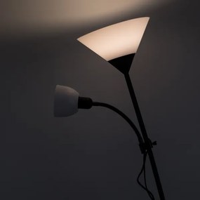 Brilagi - Állólámpa ARIANA 1xE27/100W/230V + 1xE14/25W fekete