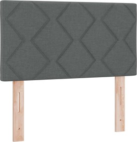 vidaXL Fejtámla Szürke 80 cm szövet