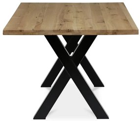 Tömör Tölgy Étkezőasztal 200×100 cm. DS-X200 DUB