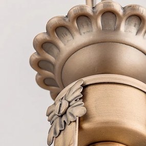 Orion HL 6-1612/3 - Csillár láncon ROCCA 3xE27/60W/230V átm. 42 cm bronz/fehér