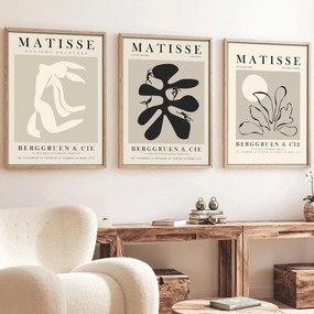 Huhu252 keretezett MDF falikép, 50 x 70 cm, 3 db-os szett