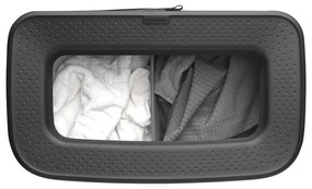 Matt fekete fém szennyeskosár 90 l Bo Hi – Brabantia