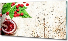 Fotó kép edzett üveg Kávé és keksz 100x70