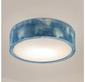 Brilagi - PINO mennyezeti lámpatest 1xE27/15W/230V, fenyő/kék, átm. 27,5 cm