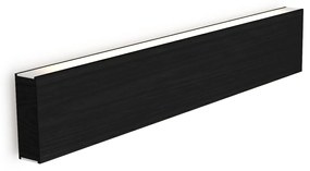 Fali lámpa LED120, külső meghajtó, szabályozható, többféle változat - TUNTO Modell: 700 mm-es tölgy, feketére pácolt, direkt és indirekt fény