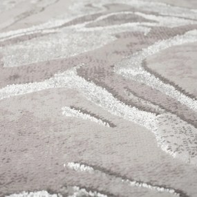 Szürke-ezüstszínű szőnyeg 300x400 cm Marbled – Flair Rugs