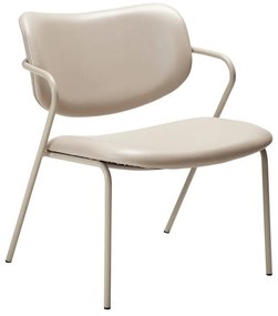 Bézs bőrutánzat fotel Zed – DAN-FORM Denmark