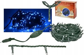 KarĂĄcsonyfa fĂ©nyfĂŒzĂ©r 100 Led 10m kĂ©k beltĂ©ri