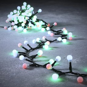 Láncsor lámpa zöld, 1000 színes LED-del, 23m, IP44 - Comet