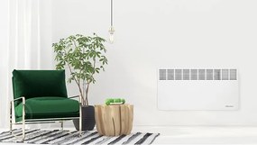 Warmtec EWE + elektromos konvektoros fűtőberendezés, Wi-Fi-vel irányítható, LCD kijelzővel, fehér, 1000W