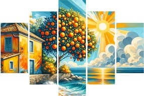 Kép - Ház narancsokkal I. (150x105 cm)