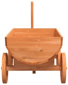 tömör fenyőfa dekoratív kocsi 70x43x54 cm