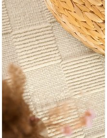 Krémszínű kézi szövésű gyapjú futószőnyeg 80x200 cm Scala – Villeroy&amp;Boch