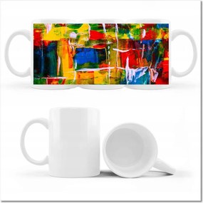 Nyomott mintás bögre Déli háromszög