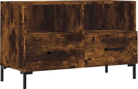 vidaXL füstös tölgy színű szerelt fa TV-szekrény 80 x 36 x 50 cm