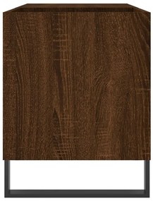 barna tölgyszínű szerelt fa hanglemezszekrény 85x38x48 cm