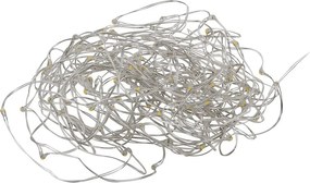 TWINE LIGHTS LED égősor USB csatlakozóval, átlátszó 100 égő