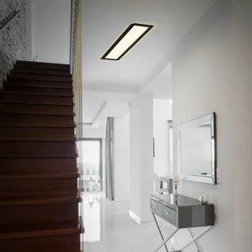 Briloner 7365-015 - LED Mennyezeti lámpa CADRE LED/22W/230V 58,2x20,2 cm fekete