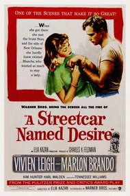 Reprodukció A Streetcar Named Desire / Marlon Brando (Retro Movie), (26.7 x 40 cm)