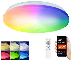 Solight WO792 - LED RGB Dimmelhető lámpa WAVE LED/30W/230V Wi-Fi Tuya + távirányító
