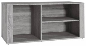 szürke sonoma színű szerelt fa cipősszekrény 100x35x45 cm