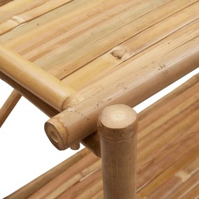 vidaXL 5 szintes bambusz polc 100 x 40 x 150 cm