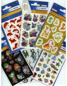 Dekorációs matrica Gyerekeknek Szép matricák MIX matricák