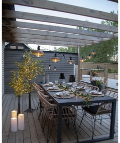 Napelemes LED kültéri lámpa (magasság 21 cm) Cage – Star Trading