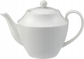 Porcelán teáskanna 950 ml fehér díszített kávé tea