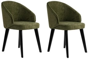 Bentley Green and Black étkezőszék szett, 2 db