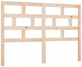 tömör fenyőfa ágy fejtámla 146 x 4 x 100 cm