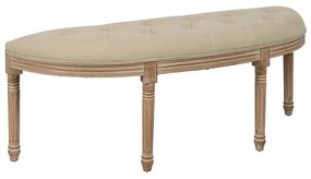 Bézs-natúr színű pad Royal – Ixia