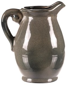 Kerámia kancsó szürke, 15 x 16 x 23 cm, közepes, 23 cm