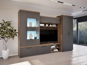 Marante szekrénysor (Bolzánó-Antracit) modern