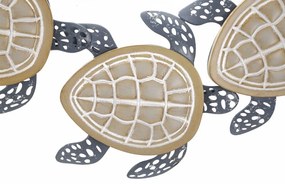 Fali panel tartarughe 111,5x6,3x43cm