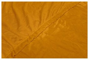 Mézsárga mikroplüss lepedő, 180 x 200 cm - My House